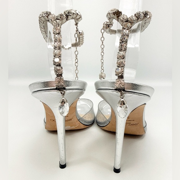 Jimmy Choo
Women's Saeda 100 Embellished High Heel Sandals - Picture 7 of 10